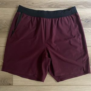 Ten Thousand Interval Shorts, Medium, 7” Inseam, No Liner (Maroon)